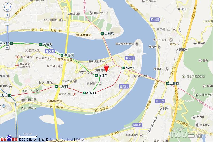 重庆环球金融中心位置交通图图片