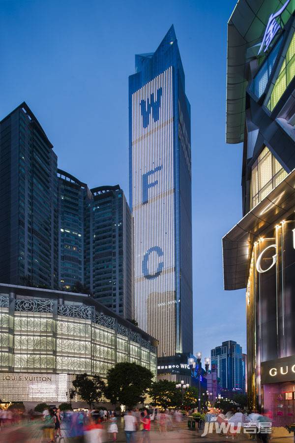 重庆环球金融中心实景图图片