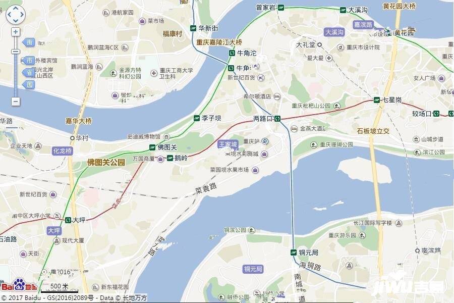 金科博翠山麓位置交通图图片