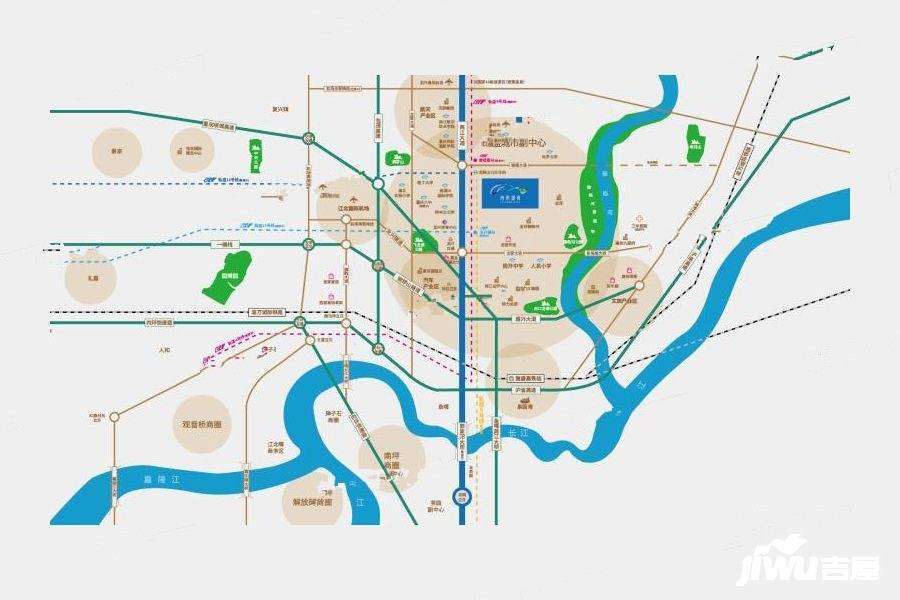 碧桂园未来城市位置交通图