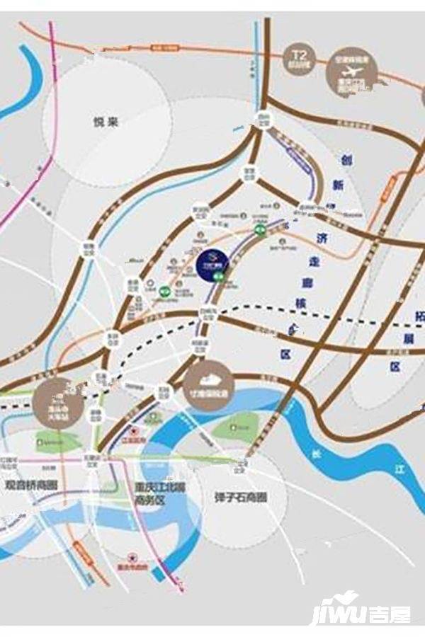 重庆千谷产业园位置交通图图片