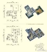 半山公馆3室2厅2卫154㎡户型图