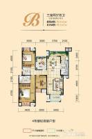 贝蒙天地锦轩3室2厅2卫144.9㎡户型图