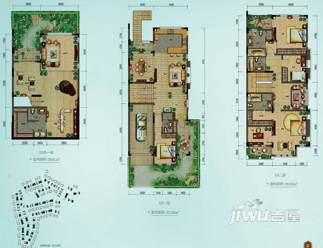 上邦静静的墅8室5厅3卫334㎡户型图