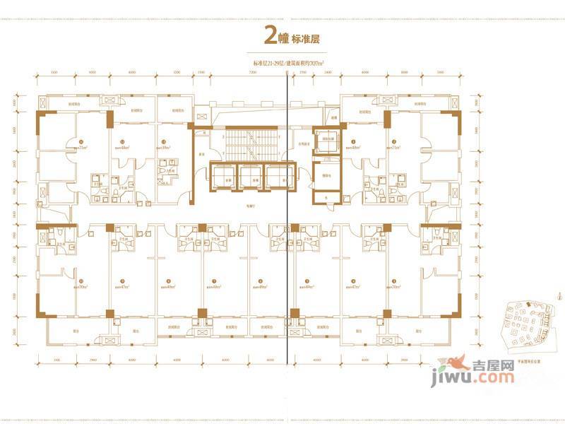 星耀天地13室0厅13卫707㎡户型图