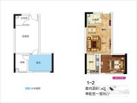 乐信爱琴屿普通住宅31.3㎡户型图