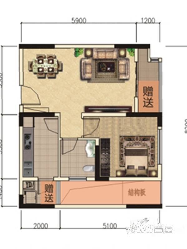 璧山奥迈璧城公馆户型图