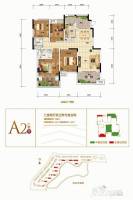 俊豪城3室2厅2卫120㎡户型图