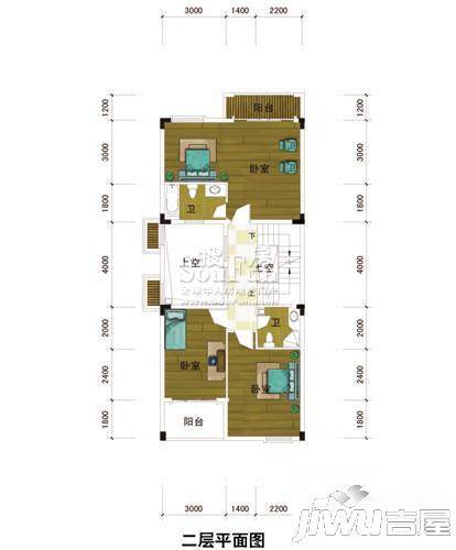 璧山利雅白云湖3室0厅2卫300.8㎡户型图