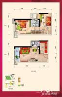 万友四季缤纷2室1厅1卫65.9㎡户型图