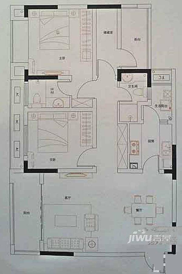 金科中央华府户型图