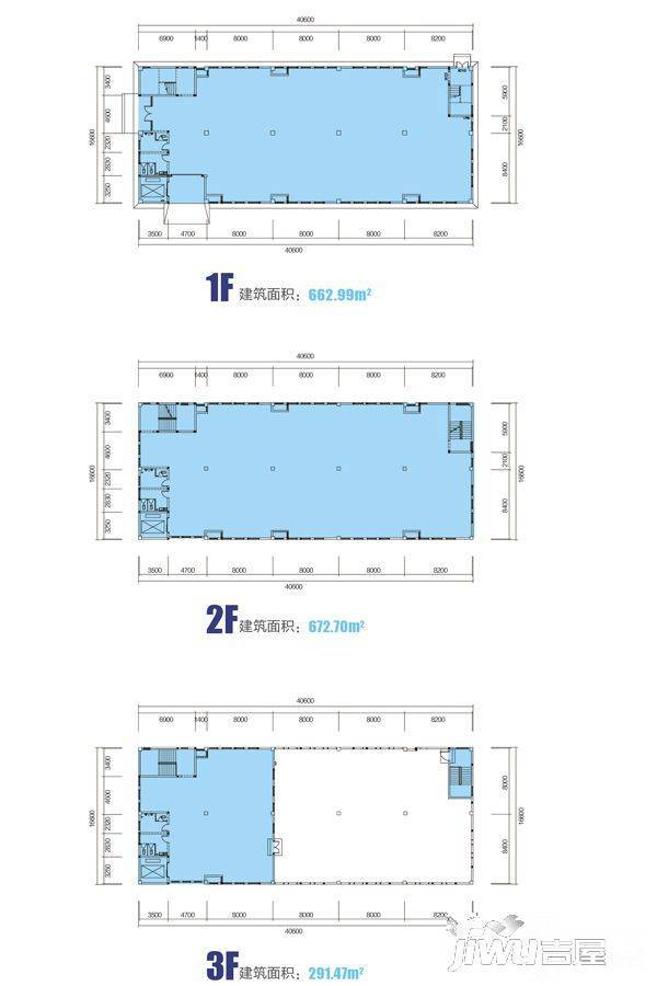 联东U谷双福国际企业港1室1厅1卫1627.2㎡户型图