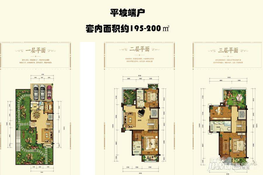 融创金开融府5室3厅4卫户型图