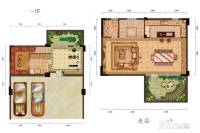 东原旭辉江山樾别墅4室3厅5卫278㎡户型图