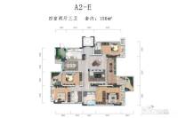 约克郡屿上4室2厅3卫165㎡户型图