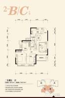 恒大御都会3室2厅1卫102㎡户型图