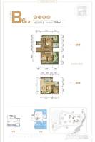 首创城2室2厅2卫户型图