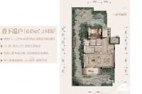 北京城建龙樾生态城4室3厅3卫145㎡户型图