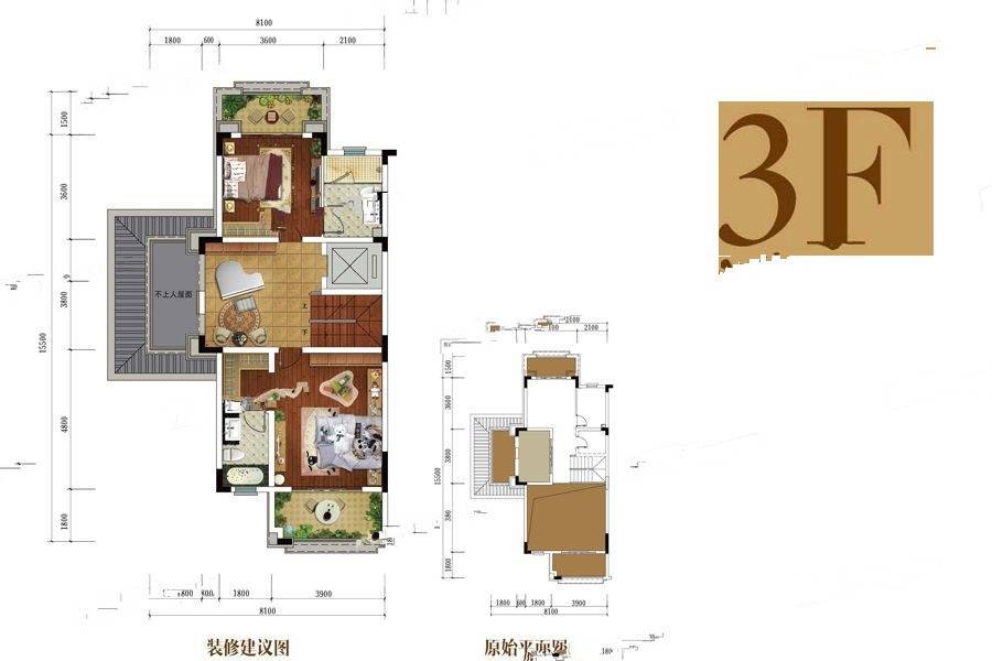 美利溪镇玺悦4室3厅3卫228.9㎡户型图