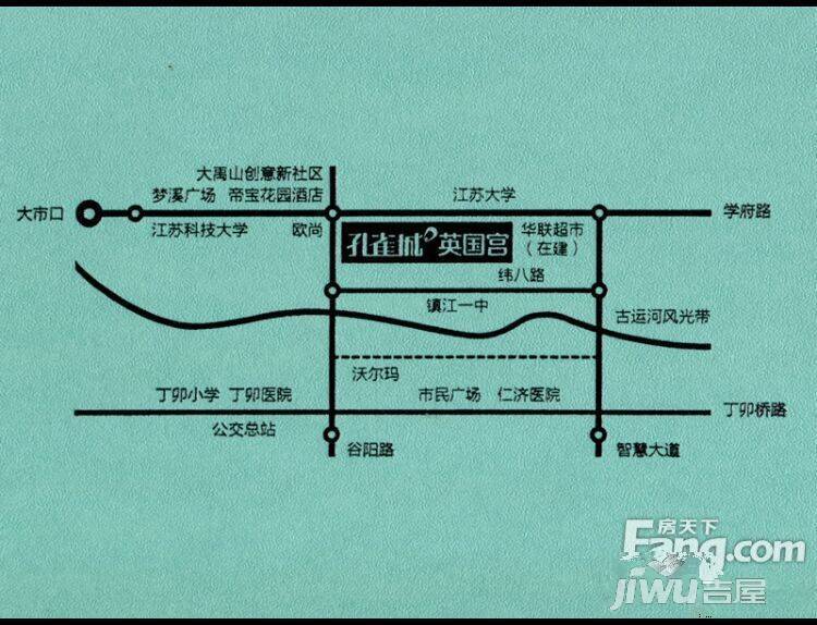 孔雀城·英国宫位置交通图图片