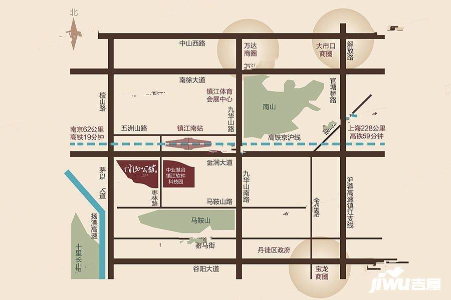 中业畔山公馆位置交通图