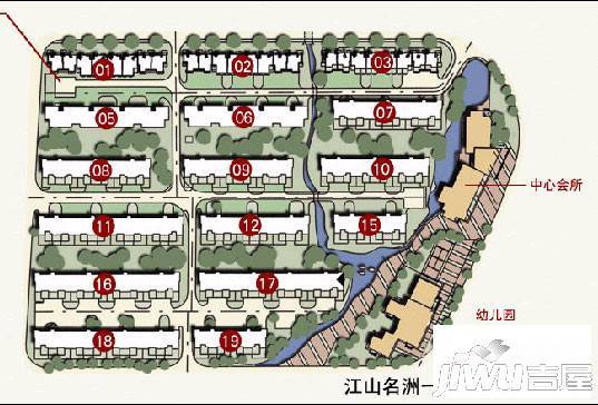 江山名洲1号邸规划图图片