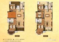 中南世纪城3室2厅2卫117.4㎡户型图