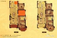 中南御锦城3室2厅2卫115.6㎡户型图