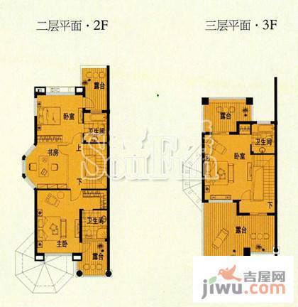 圣地雅格4室3厅4卫237㎡户型图