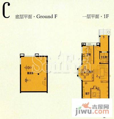 圣地雅格4室3厅4卫237㎡户型图