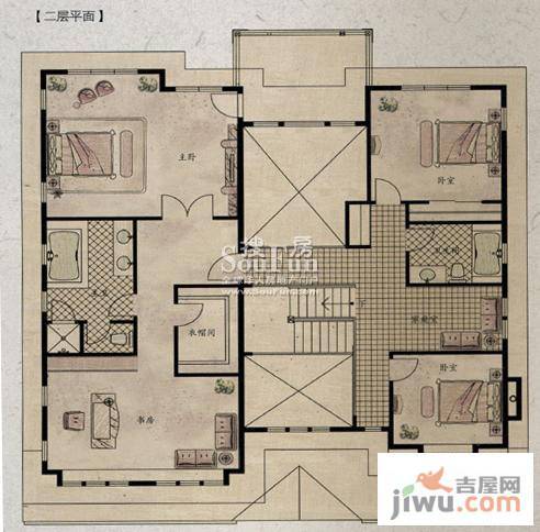 中国边城5室4厅3卫363.6㎡户型图