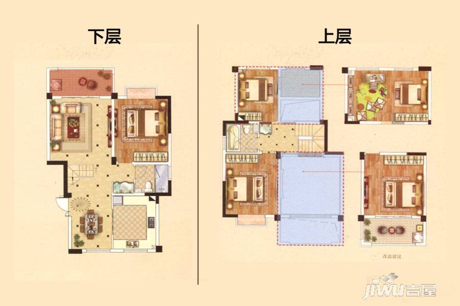 中南世纪城4室2厅2卫139㎡户型图