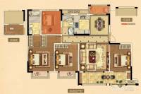 中南世纪城4室2厅1卫142㎡户型图