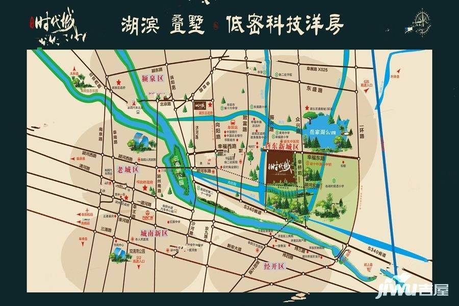 丽丰时代城位置交通图