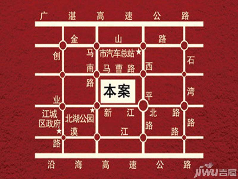 锦绣江南二期位置交通图图片