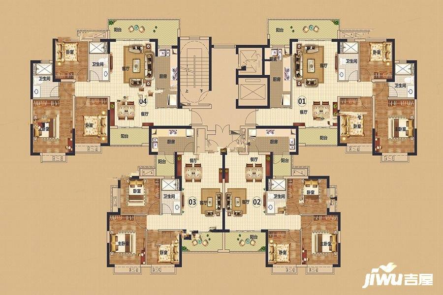 阳江恒大悦龙府户型图