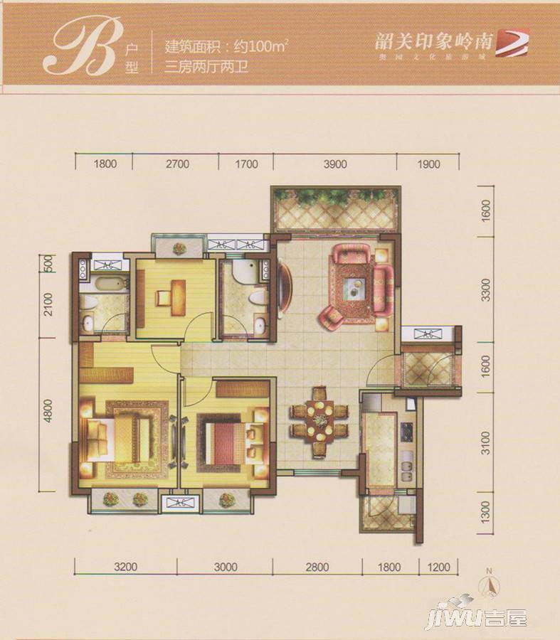 韶关奥园12栋户型图图片