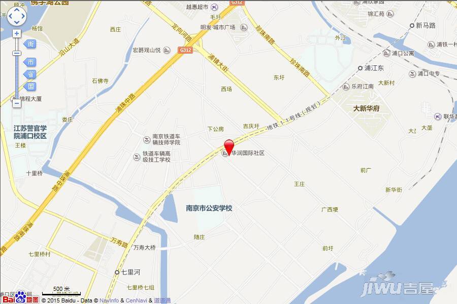 南京华润国际社区位置交通图图片
