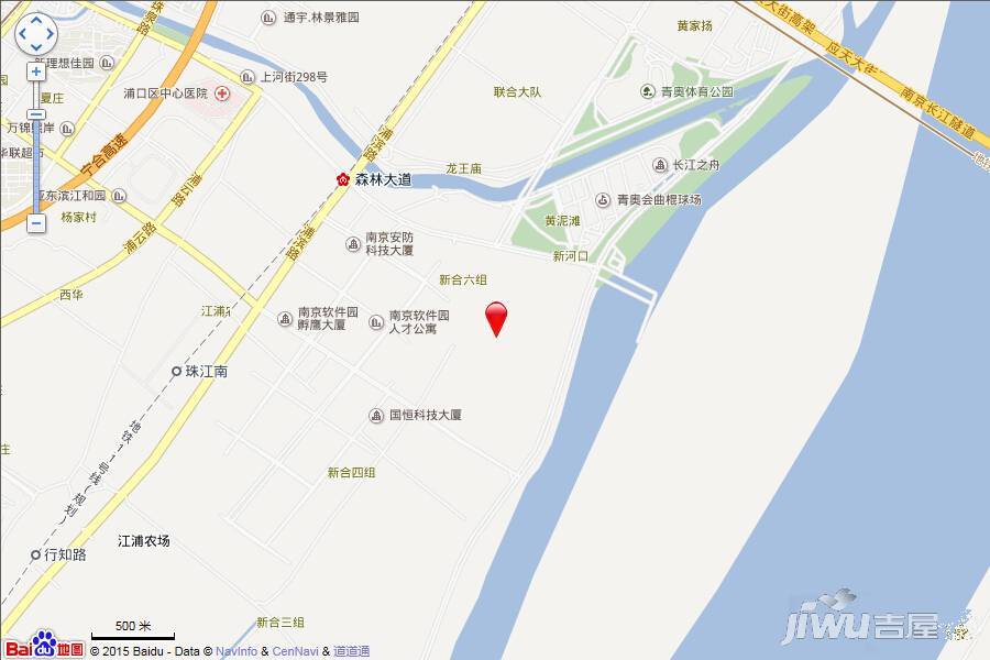 长江世纪城位置交通图