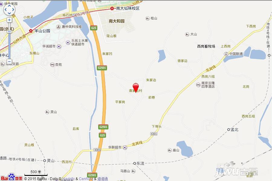 中南山锦花城位置交通图2