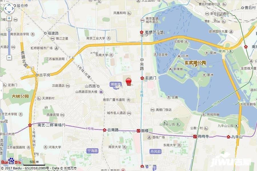 湖南路商业街区位置交通图图片