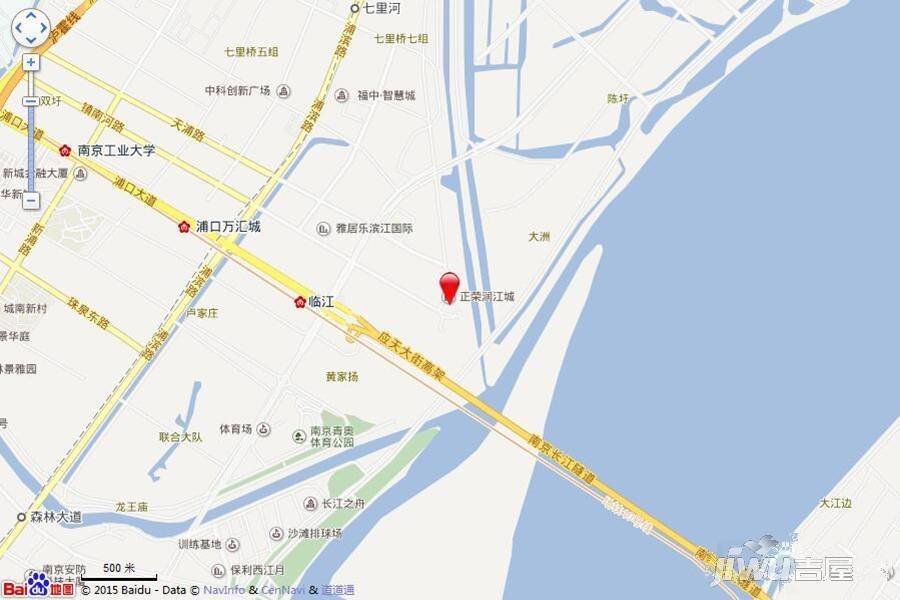 正荣润江城位置交通图3
