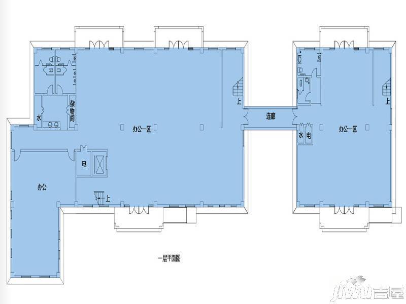 福中智慧城4室1厅1卫2398㎡户型图