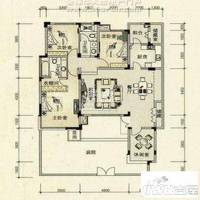 北江锦城4室2厅2卫152.9㎡户型图