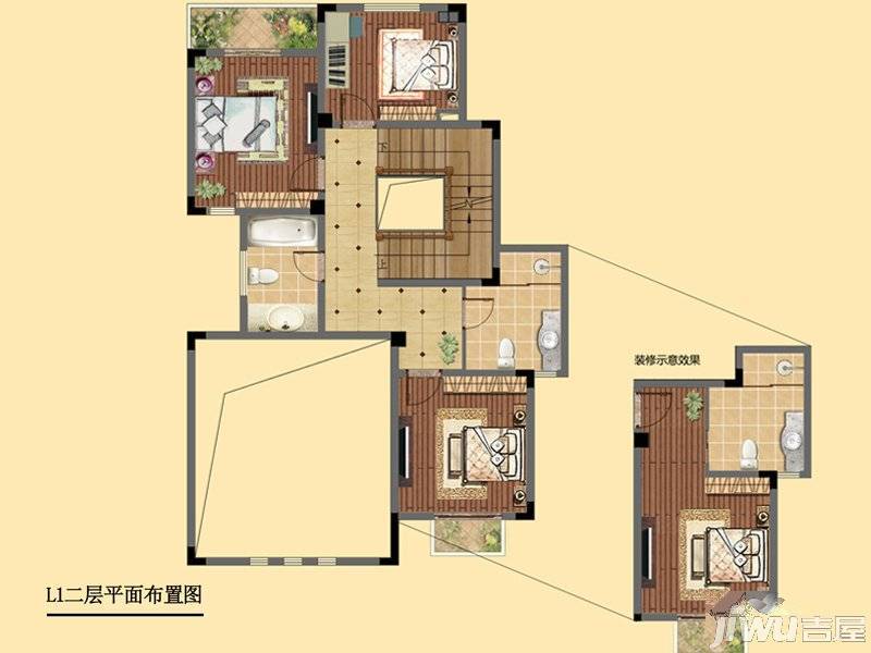 苏宁钟山朝阳府5室2厅4卫326㎡户型图