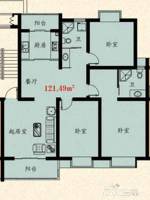 一品骊城3室2厅2卫126㎡户型图