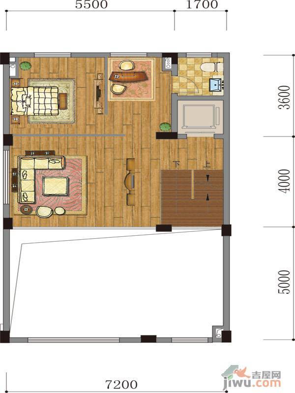 宏图上水庭院6室3厅6卫425.7㎡户型图