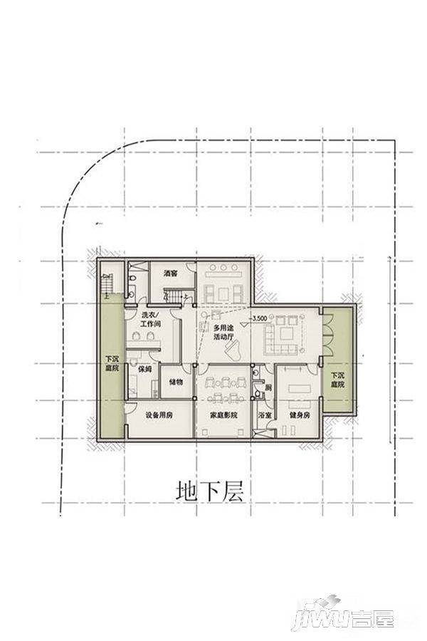 证大九间堂6室6厅7卫661㎡户型图