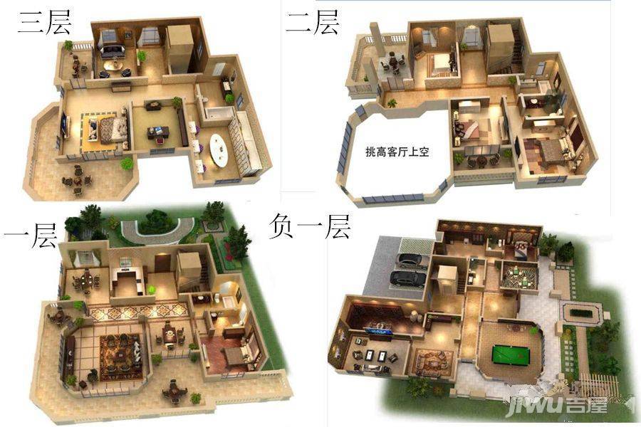 隆豪翡翠星城5室3厅5卫475㎡户型图