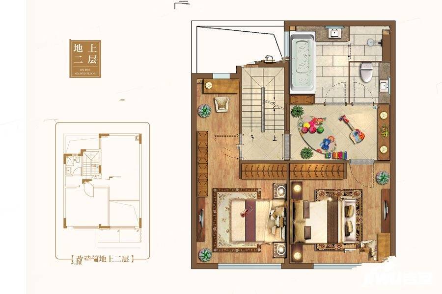 新城源山4室2厅4卫165㎡户型图